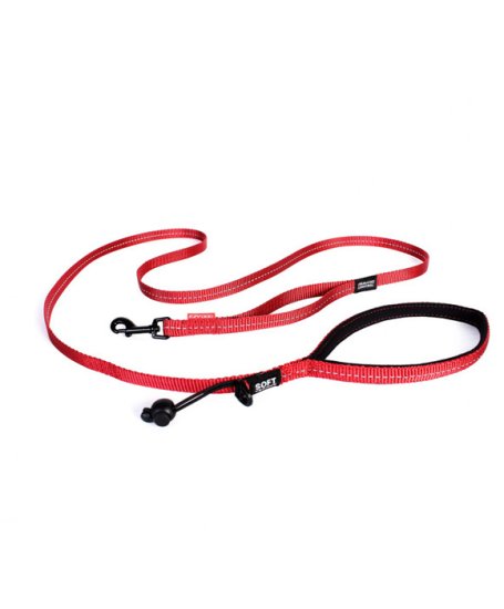 (image for) Ezydog Leash Trainer S w/Traffic Control 25 S Red - Click Image to Close
