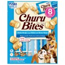 (image for) INABA Dog Churu Bites 8Pack 96g Chicken Cheese