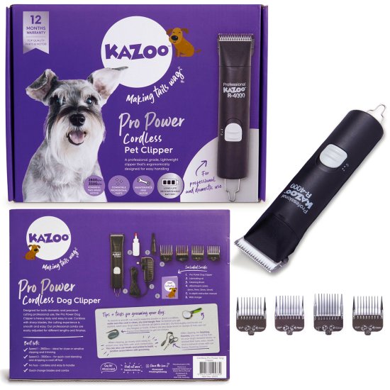 (image for) Kazoo Dog Clipper Cordless Pro Power - Click Image to Close