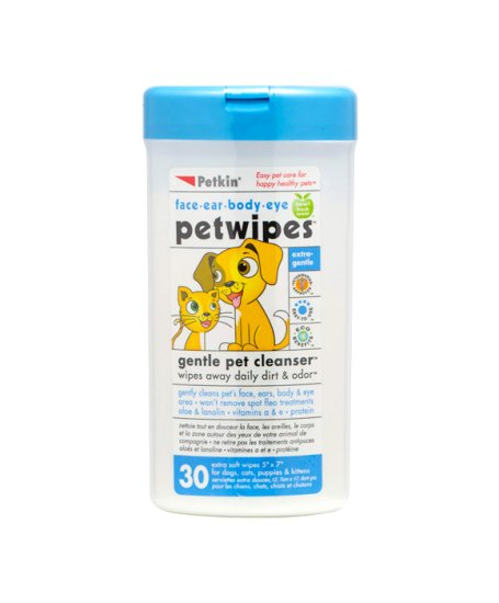 (image for) Petkin Pet Wipes 30Pack - Click Image to Close
