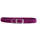 (image for) Beaupets Puppy Suede Collar 30cm Purple