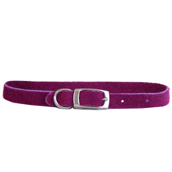 (image for) Beaupets Puppy Suede Collar 30cm Purple - Click Image to Close