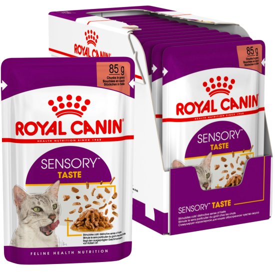(image for) Royal Canin Cat Wet Pouches 12X85G Gravy Sensory Taste - Click Image to Close