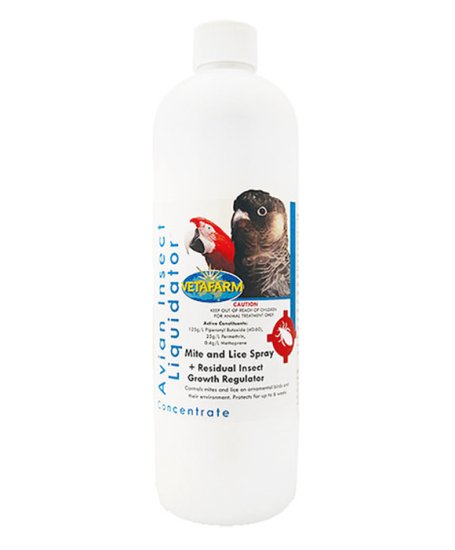 (image for) Vetafarm Avian Insect Liquidator Concentrate 500ml - Click Image to Close