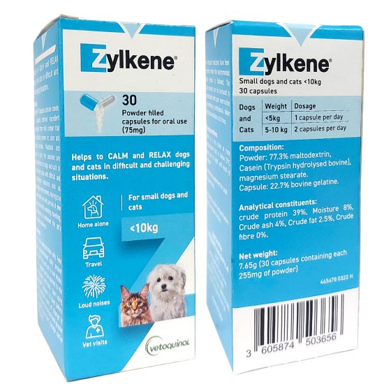 (image for) Zylkene for Dogs Calm Relax 75mg 30Caps - Click Image to Close
