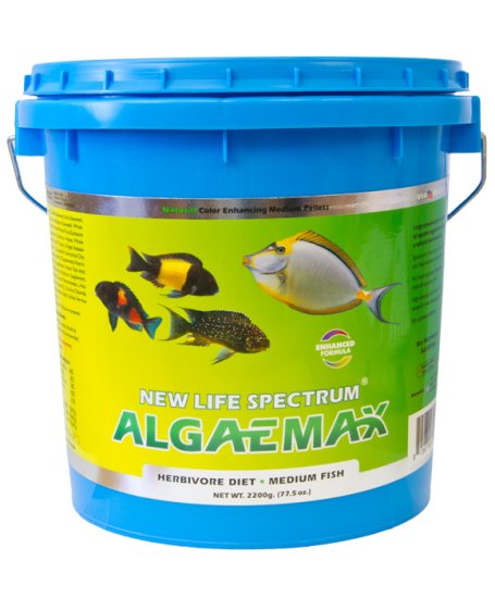 (image for) New Life Spectrum AlgaeMax Medium Sinking (2mm-2.5mm) 2200g - Click Image to Close