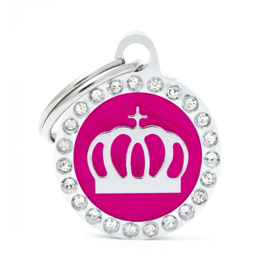 (image for) MYF Tag Glam Crown Pink - Click Image to Close