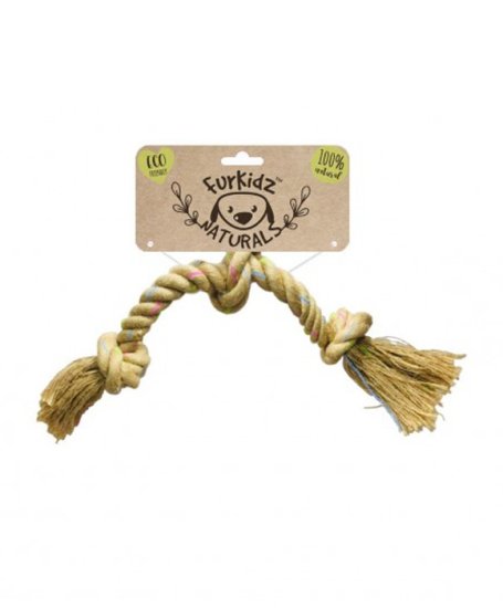 (image for) FurKidz Natures Choice Triple Knott Jute 46cm - Click Image to Close