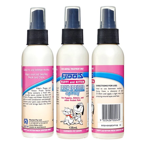 (image for) Fidos Puppy Kitten Fresh Spritzer Spray 125ml - Click Image to Close