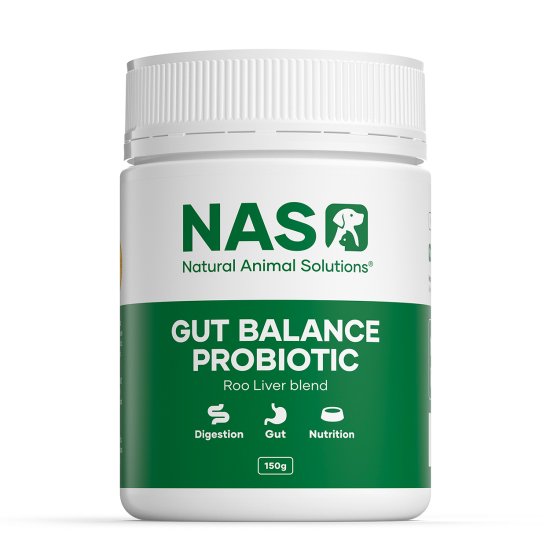 (image for) Natural Animal Solutions Gut Balance Probiotic 150g Roo Liver Blend - Click Image to Close