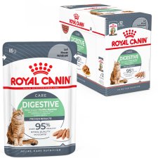 (image for) Royal Canin Cat Wet Pouches 12X85G Loaf Digestive