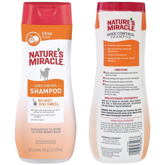 (image for) Natures Miracle Dog Shampoo 473ml Citrus Scent - Click Image to Close