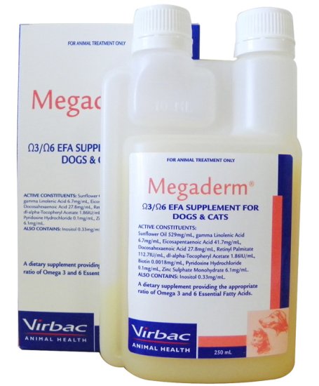 (image for) Virbac Megaderm Supplement 250ml - Click Image to Close