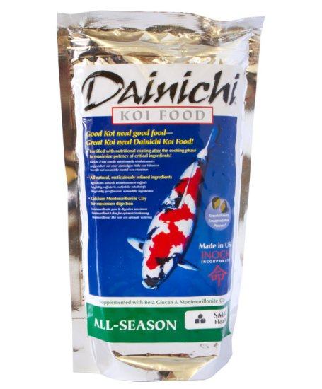 (image for) Dainichi Koi Food All-Season Floating Small Pellet 500g - Click Image to Close