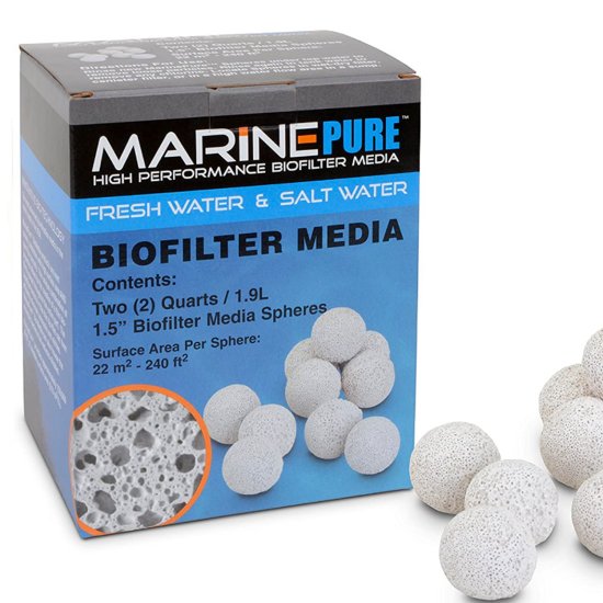 (image for) Marine Pure Biofilter Media Spheres 1.9L - Click Image to Close