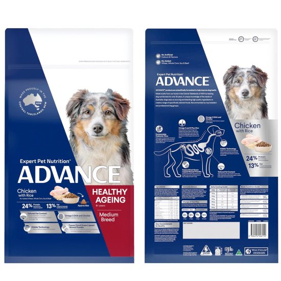 (image for) Advance Dog Adult Medium Ageing Chicken 15kg - Click Image to Close