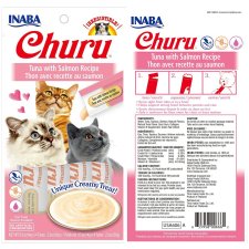 (image for) INABA Cat Churu 4Pack 56g Tuna Salmon