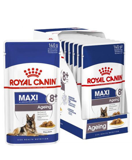 (image for) Royal Canin Dog Wet 10x140g Maxi Ageing 8+ - Click Image to Close