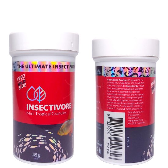 (image for) Insectivore Tropical Granules 45g - Click Image to Close
