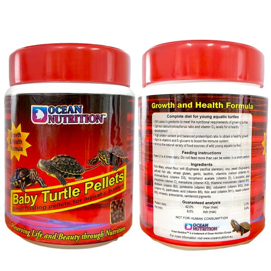 (image for) Ocean Nutrition Reptile Baby Turtle Pellets 240g - Click Image to Close