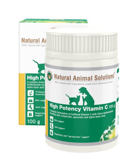 (image for) Natural Animal Solutions High Potency Vitamin C 100G - Click Image to Close