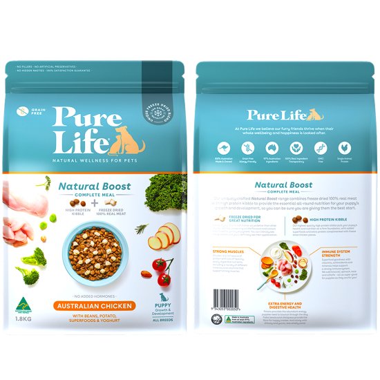 (image for) PureLife for Dogs 1.8kg Puppy Chicken - Click Image to Close