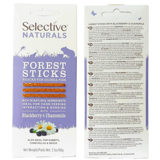 (image for) Selective Guinea Pig Forest Sticks 60g - Click Image to Close