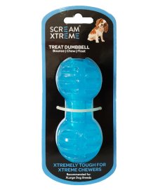 (image for) Scream Treat Dumbbell Extra Large 20cm Blue