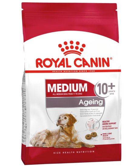 (image for) Royal Canin Dog Medium Ageing 10+ 15Kg - Click Image to Close