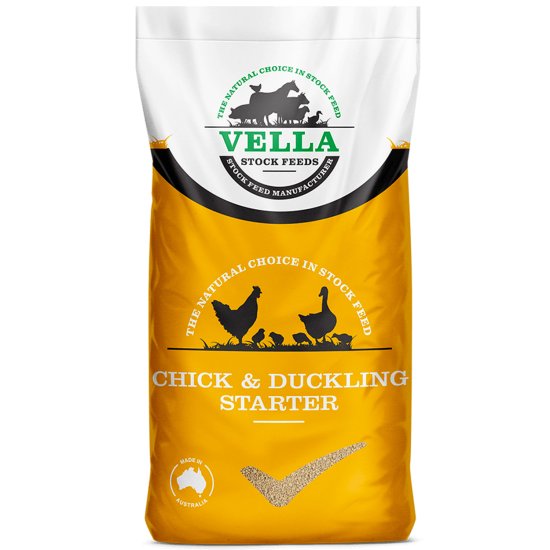 (image for) Vella Poultry Chick Starter Crumbles 18kg 0-8 Weeks Of Age - Click Image to Close