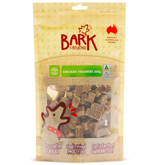 (image for) Bark Dried Chicken Trainers 200g - Click Image to Close
