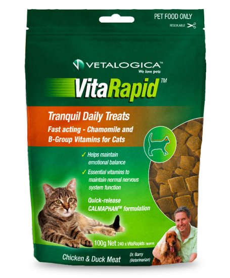 (image for) Vetalogica VitaRapid for Cats Tranquil 100g - Click Image to Close