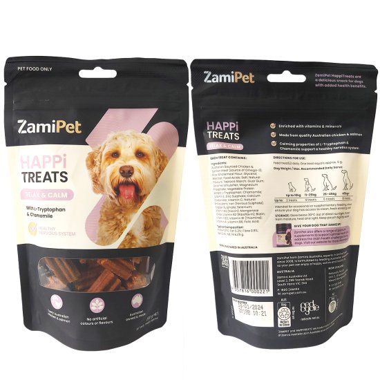 (image for) ZamiPet Dog Treats Relax Calm 30s - Click Image to Close