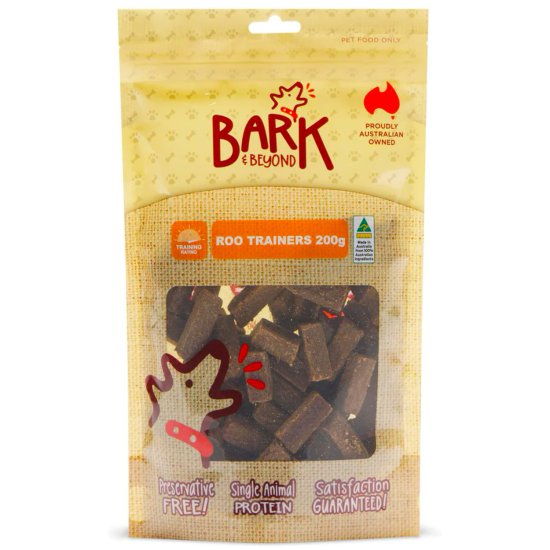 (image for) Bark Dried Roo Trainers 200g - Click Image to Close