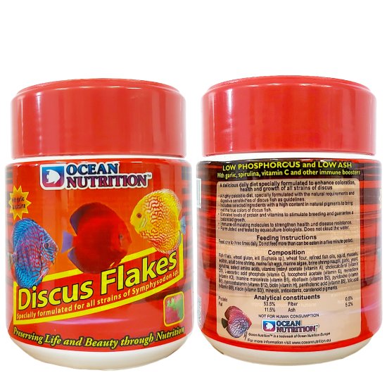 (image for) Ocean Nutrition FreshWater Discus Flakes 34g - Click Image to Close