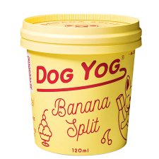 (image for) DogYog IceCream for Dogs 120ml Banana Split