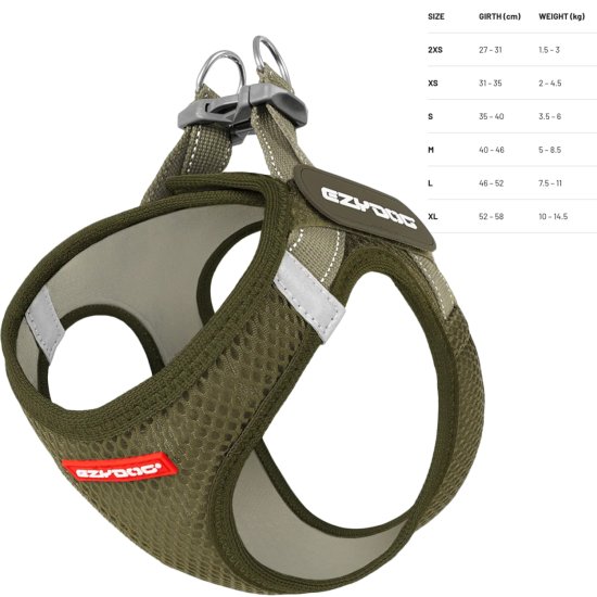 (image for) ED Formfit Mesh Harness XS Green - Click Image to Close