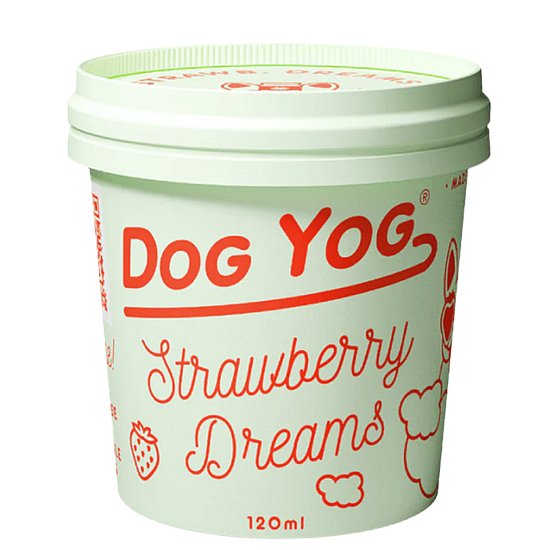 (image for) DogYog IceCream for Dogs 120ml Strawberry Dreams - Click Image to Close