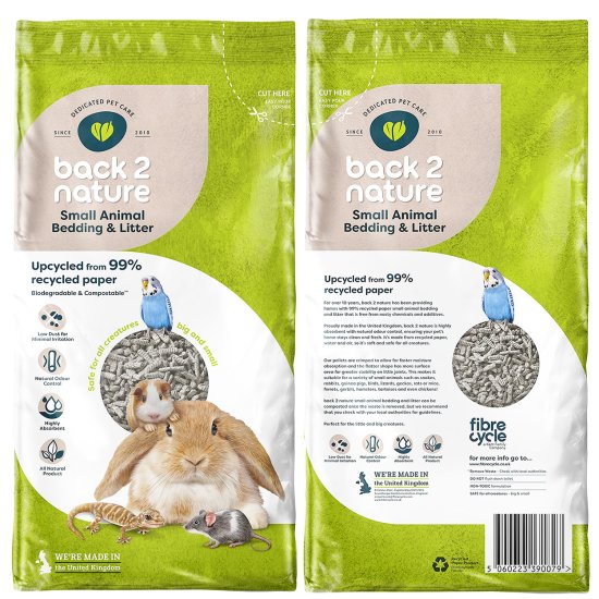 (image for) Back2Nature Small Animal Bedding 10L - Click Image to Close