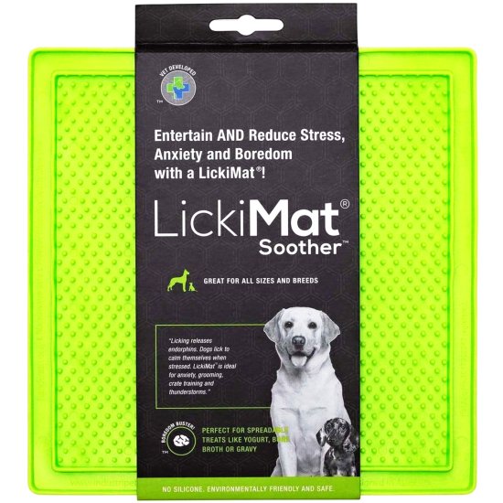 (image for) LickiMat Dog Soother Green - Click Image to Close