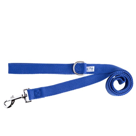 (image for) Beaupets Lead Webbing Adjustable 25Mmx180Cm Blue - Click Image to Close