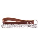 (image for) Beaupets Chain Lead With Handle 1.6Mmx120Cm Cognac
