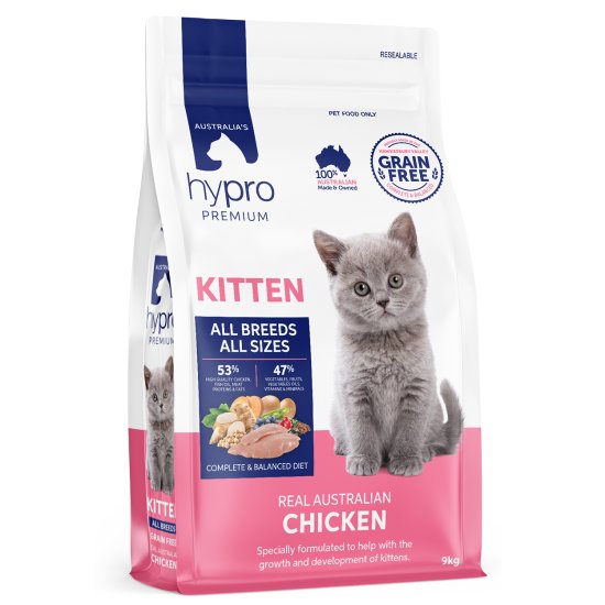 (image for) Hypro Premium GF Cat Kitten Chicken 9kg - Click Image to Close