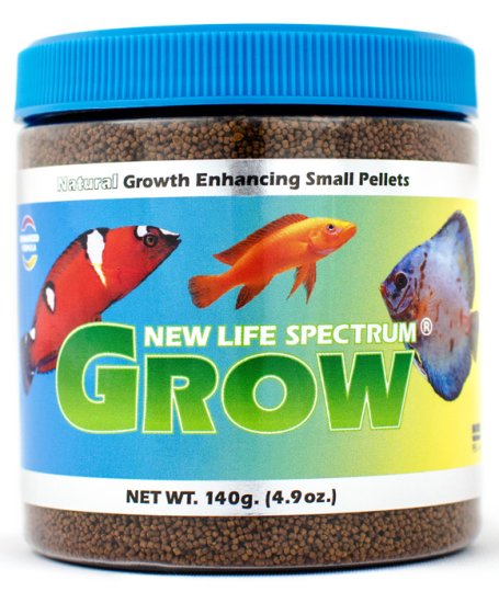 (image for) New Life Spectrum Grow Small Sinking (.5mm-.75mm) 140g - Click Image to Close