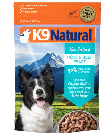 (image for) K9 Natural Hoki and Beef 1.8kg (makes 7.2kg) - Click Image to Close