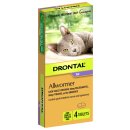 (image for) Drontal Allwormer for Cats 4kg Tablet 4Pack