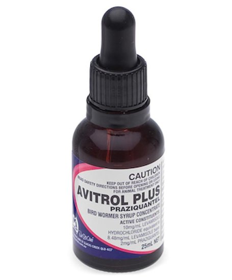 (image for) Fidos Avitrol Plus Bird Wormer Syrup 25ml - Click Image to Close