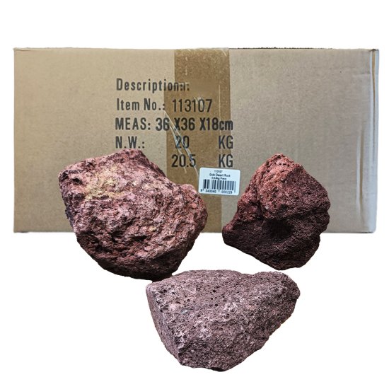 (image for) AP Naturals 20kg Volcanic Stone Red - Click Image to Close