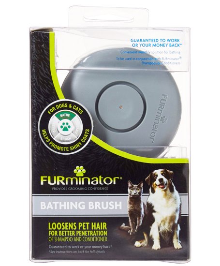 (image for) Furminator Box Bathing Brush for Dogs and Cats - Click Image to Close