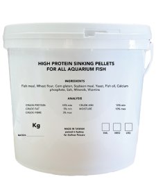 (image for) STF Hi Protein Sinking Fish Pellets 2kg Size Large